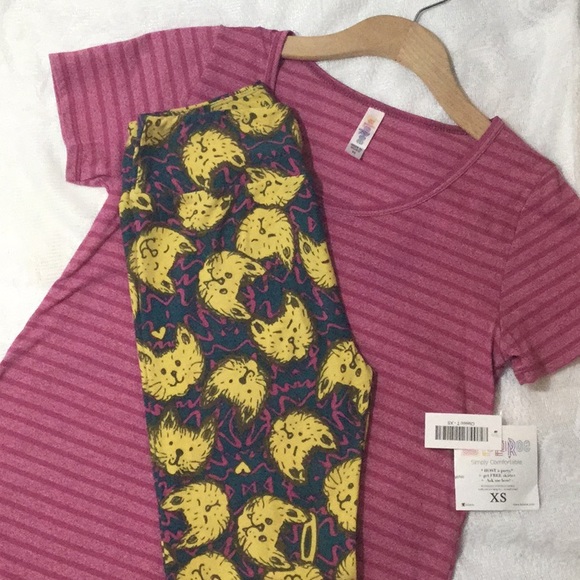 LuLaRoe Pants - New! LulaRoe 😻 Cute Cats Outfit !